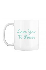 Love You To Pieces Mint Mug - 相册 - $14.99  ~ ¥100.44