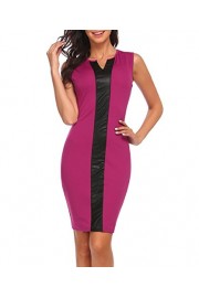 LuckyMore Women's Business Wear to Work Sleeveless V Neck Bodycon Pencil Dress - My look - $18.99 