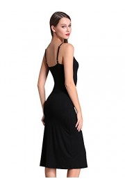 MSBASIC Women's Adjustable Spaghetti Straps Long Cami Slip Dress - My look - $16.99 