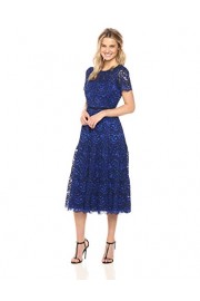 Maggy London Women's 2-Tone Paisley Swirl Lace Fit and Flare - Myファッションスナップ - $178.00  ~ ¥20,034