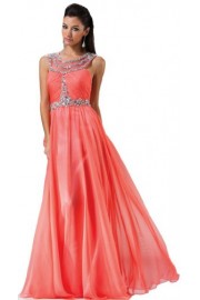 Meier Women's Rhinestone Halter Prom Evening Formal Dress - Myファッションスナップ - $189.00  ~ ¥21,272