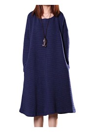 Minibee Women's Knit Raglan Sleeve Sweater Dress with Pockets Fit US S-L - My look - $68.00 