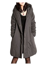Minibee Women's Winter Outwear Hoodie Coat - Moj look - $65.00  ~ 55.83€