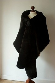 Mink Poncho - My look - 