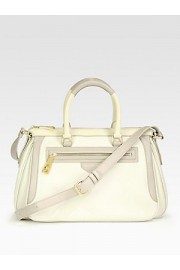 NWT MARC Jacobs The Ziplocker Lo Satchel Colorblock Leather Oyster - Mein aussehen - $428.88  ~ 368.36€