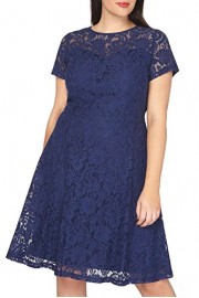 Nemidor Women's Lace Overlay Midi Length Plus Size Bridesmaid Dress - My look - $59.99 