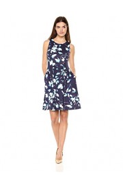 Nine West Women's Slvless Multi Seam Fit and Flare Dress - My时装实拍 - $51.67  ~ ¥346.21