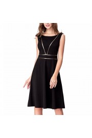 Noctflos Simple A Line Knee Length Holiday Party Dress for Women - Moj look - $46.95  ~ 40.32€