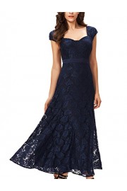 Noctflos Women's Elegant Lace Evening Maxi Dress Formal Party Cocktail Prom - My look - $69.99 