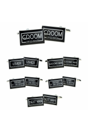 PERSONALISED DATE BLACK RECTANGULAR - My时装实拍 - £24.99  ~ ¥220.31