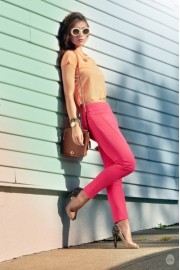 Peachy and pink - My look - 