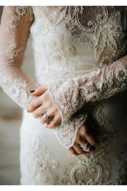 Pearle lace wedding gown ClairePettibone - Modna pista - 
