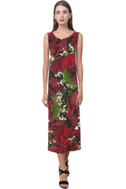 Phaedra Sleeveless Open Fork Long Dress - Catwalk - $25.99 