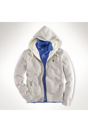 Polo Ralph Lauren Classic Full-Zip Fleece Hooded Sweatshirt (X-Large, Black/Red Pony) - Mi look - $98.00  ~ 84.17€