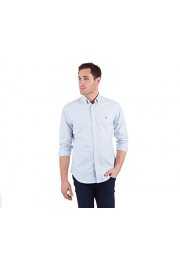 Polo Ralph Lauren Men's Standard Fit Oxford Shirt, WHITE/BLUE (XXL) - My look - $69.95 