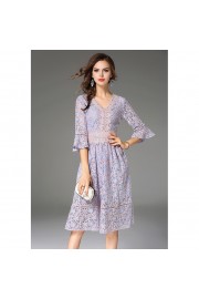 Purple lavender floral lace shift dress - Mein aussehen - $48.00  ~ 41.23€