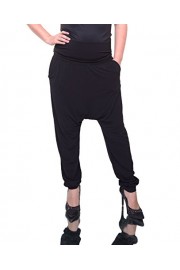 RACHEL Rachel Roy Womens Fold-Over Flat Front Harem Pants Black L - My look - $28.99 