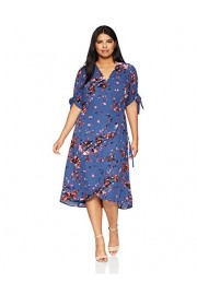 RACHEL Rachel Roy Women's Plus Size Midi Wrap Dress - O meu olhar - $139.00  ~ 119.39€