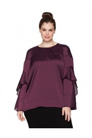RACHEL Rachel Roy Women's Plus Size Ruffle Sleeve Blouse - Il mio sguardo - $56.92  ~ 48.89€