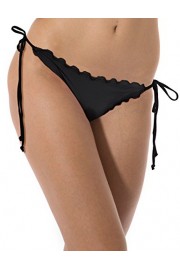 RELLECIGA Women's Wavy Tie-Side Brazilian Bikini Bottom - My look - $29.99 