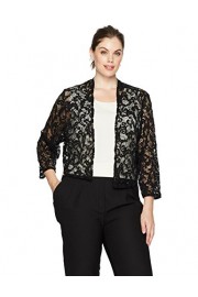 R&M Richards Women's 1 Piece Plus Size Laced Shrug with Glitter - My时装实拍 - $39.00  ~ ¥261.31