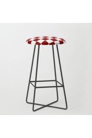 Red White Checker Bar Stool - Moje fotografije - $199.00  ~ 170.92€