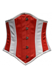 Red an white striped corset - My look - 
