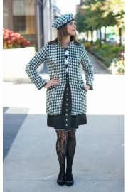 Reversible Houndstooth Coat - Meine Fotos - 