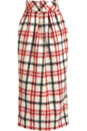 Rosie Assoulin Brushed Plaid Skirt - O meu olhar - 