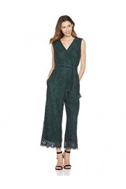 Savoir Faire Dresses Women's Sleeveless Lace V-Neck Belted Jumpsuit - My look - $88.95 