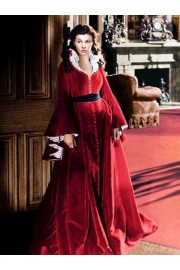 Scarlett O'Hara Red Robe - Mi look - 