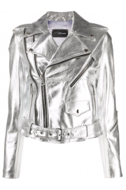 Silver Leather Jacket - My look - 