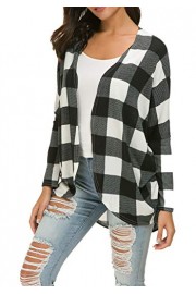 Simier Fariry Women's Loose Casual Long Sleeve Open Front Cardigans Tops - O meu olhar - $9.99  ~ 8.58€