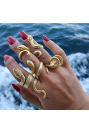 Snake Ring Set - Moj look - 