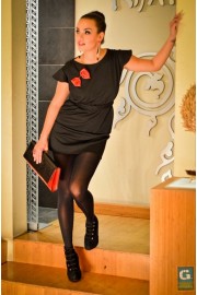 Dress black and red elegance - Moje fotografije - 