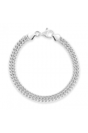 Sterling Silver 6.7mm Curb Bracelet - Mein aussehen - £58.00  ~ 65.55€