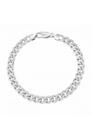 Sterling Silver 7.3mm Curb Link Bracelet - Mein aussehen - £55.00  ~ 62.16€