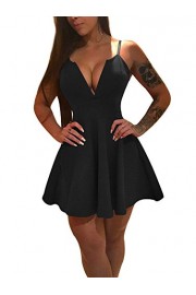 TOB Women's Sexy Pleated Sleeveless Spaghetti Strap Mini Club Dress - Moj look - $39.99  ~ 254,04kn