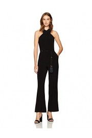 Tahari by Arthur S. Levine Women's Halter Neck Jersey Jumpsuit With Tie At Bodice - My look - $60.92 