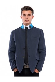 Tom's Ware Men Casual Two Button Notched Lapel Single Breasted Linen Blazer - My时装实拍 - $51.99  ~ ¥348.35