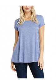 Tom's Ware Womens Relax Fit Short Sleeve Fashion T-Shirts Top(Made In USA) - Moj look - $21.99  ~ 18.89€