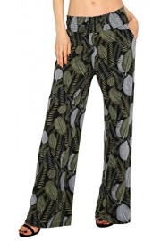 Urban CoCo Women's Boho Palazzo Pants Wide Leg Lounge Pants - My look - $15.85 