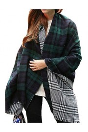Urban CoCo Women's Tartan Plaid Blanket Scarf Winter Checked Wrap Shawl - My look - $12.98 