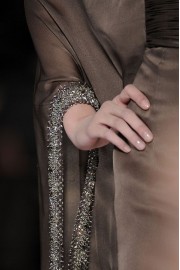 Valentino brown dress - ファッションショー - 