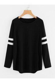 Varsity Striped T-shirt - My look - $14.00 