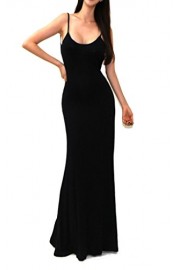 Vivicastle Women's USA Sexy Minimalist Backless Open Back Rayon Long Maxi Dress - Moj look - $29.99  ~ 190,51kn