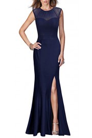 Viwenni Women's Sexy Long Evening Wedding Bodycon Cocktail Party Dress - My look - $18.99 