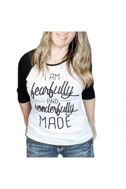 WILLTOO Clearance Women Tops Letter Print Three Quarter Sleeve Tee Plus Size - My look - $7.99 