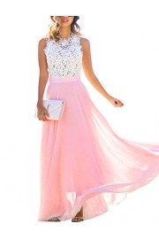 Women Summer Maxi Dresses Sleeveless Lace Evening Party Prom Sundress - My look - $25.99 