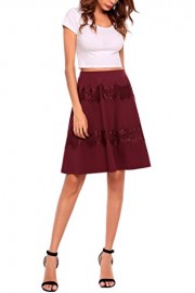 Women's High Waist Flare A-line Midi Long Skirt S-XXL - My look - $9.99 